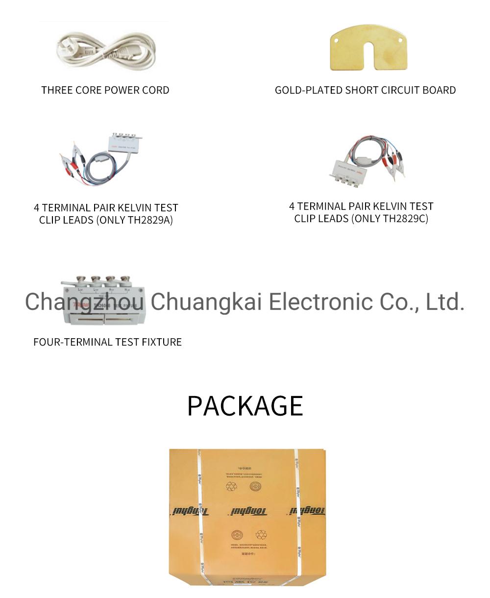 Th2829c 20Hz-1MHz Automatic Component Analyzer Resistance Tester