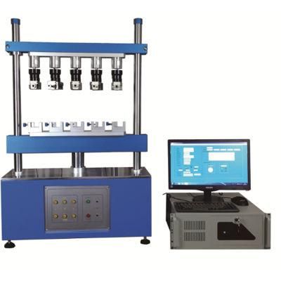 5-Station Horizontal Plug and Pull Testing Machine