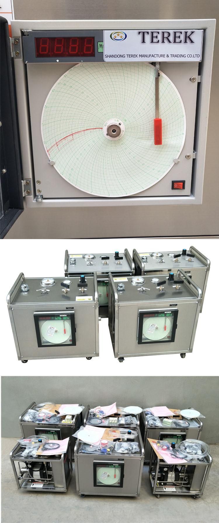 Terek Portable Pneumatic Hydro Pressure Test Unit with Mechanical Pressure Recorder