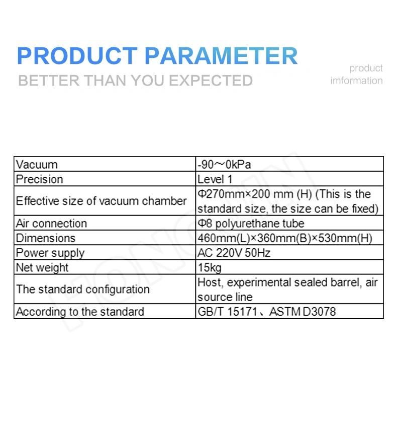 Hj-2 Negative Leak Tester Vacuum Seal Bottle Leak Testing Machine