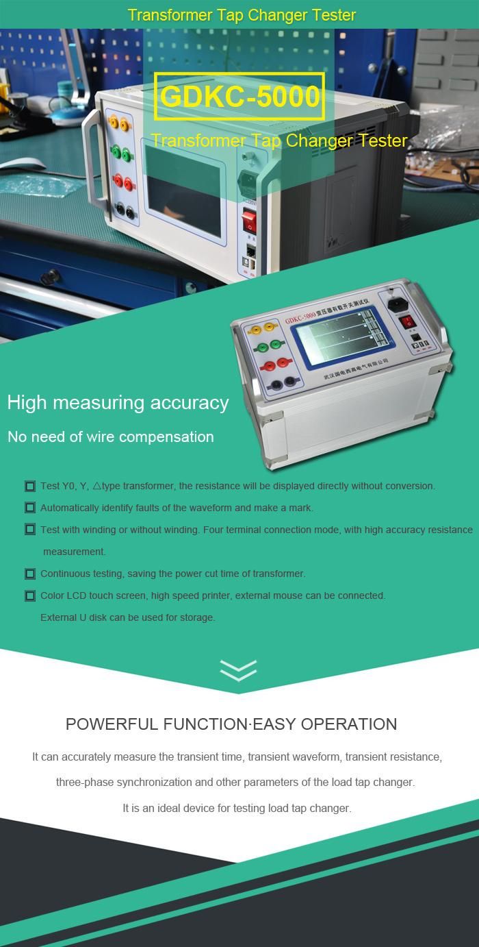 GDKC-5000 Transformer on-Load Tap Changer Tester