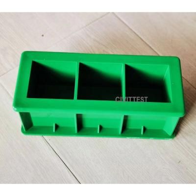 70X70mm 50X50mm ASTM BS Standard Cement Mortar Testing Three Gang Cube Mould ABS Plastic Test Mould
