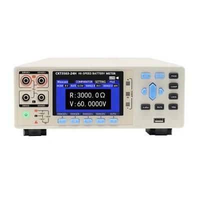 Multi-Channel Battery Internal Resistance Meter Battery Tester Measure (Model CKT3563-24H)