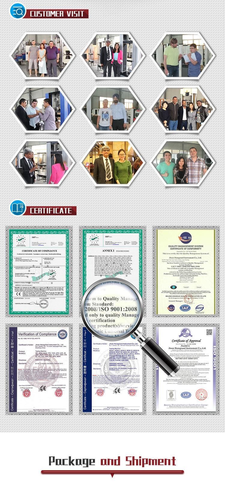 Rct Ect Pat Fct CCT Cmt Paper Crush Tester (HST-HY3000)