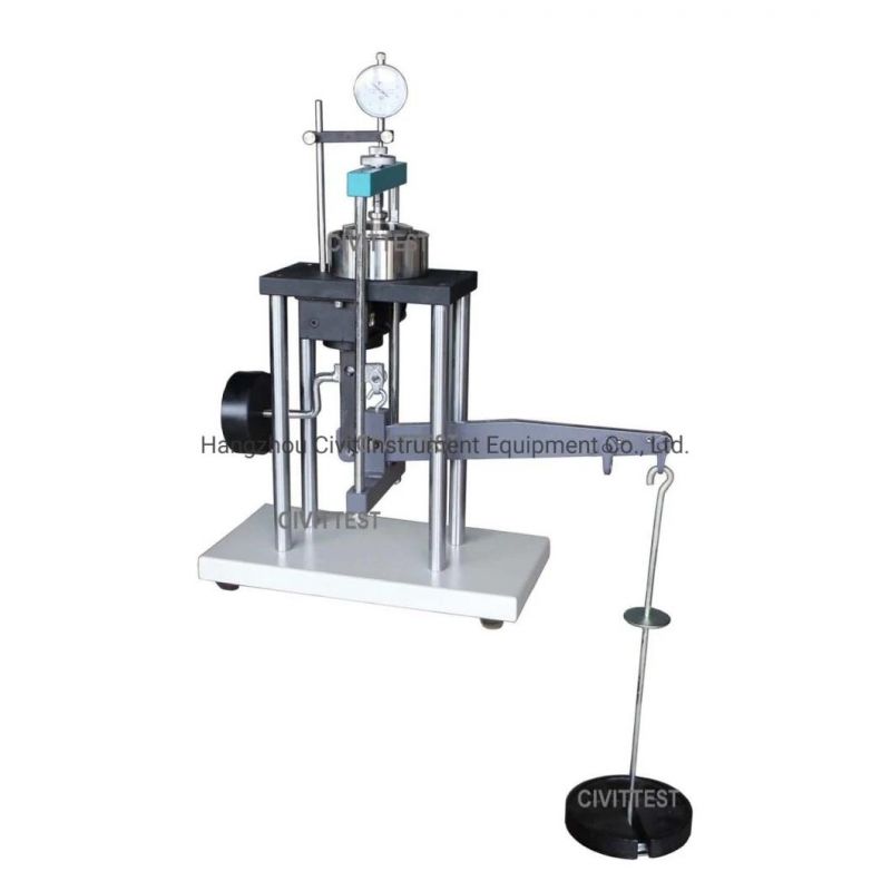 Single Lever Light Duty Tester Soil Consolidation Test Apparatus