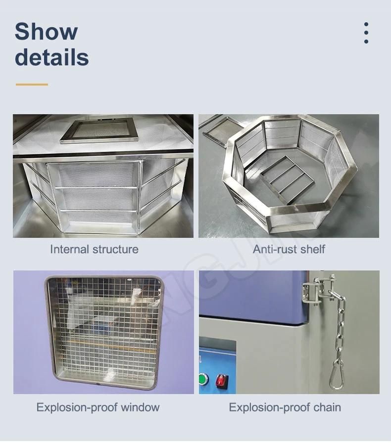 Hj-8 Laboratory Equipment Manufacturer Battery Burning Test Chamber