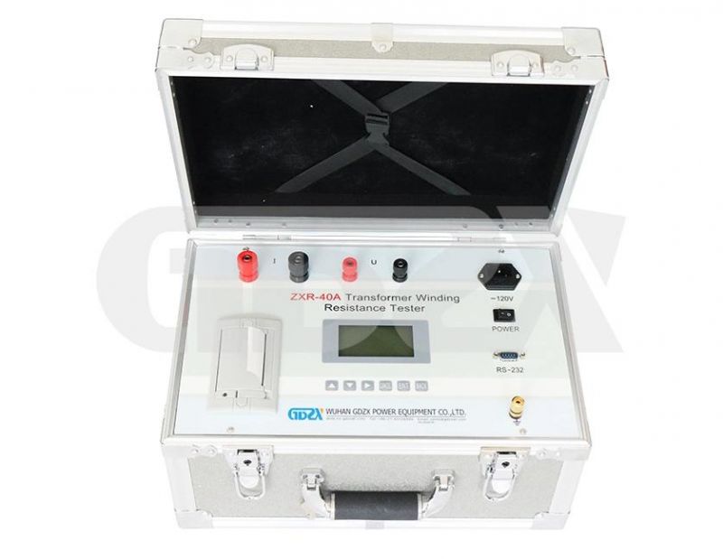 40A Dot Matrix LCD Transformer DC Resistance tester
