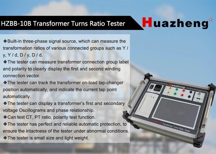 China Supplier Portable Three-Phase Automatic TTR Transformer Turns Ratio Meter