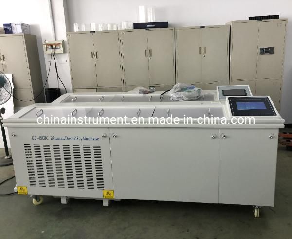 Asphalt Equipment ASTM D113 Automatic Asphalt Ductility Testing Machine for Ductility Test