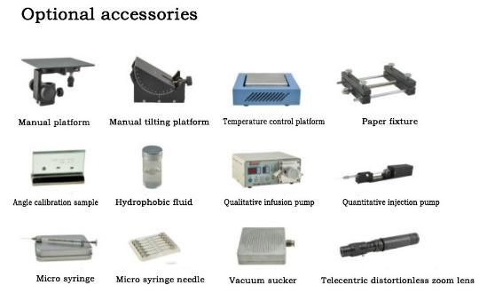 Overall Tilt Contact Angle Analyzer-Contact Angle Tester- Precision Contact Angle Measuring Instrument-Droplet Angle Measurement