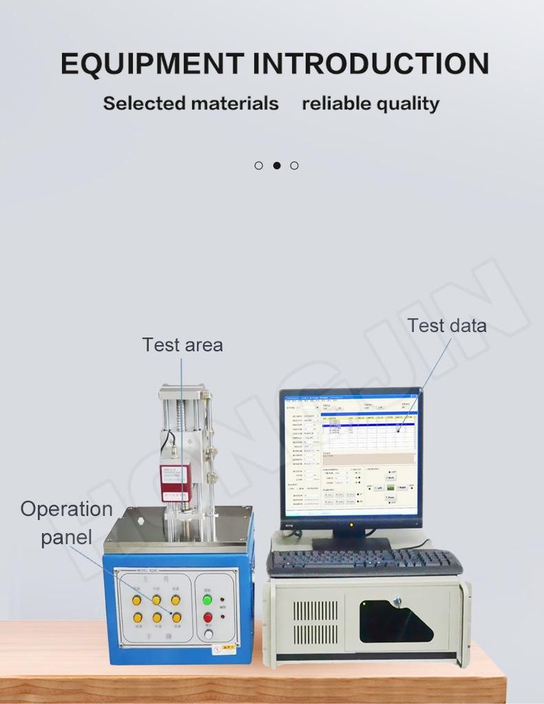 Fully Auto Keystroke Button Load Displacement Curve Tester