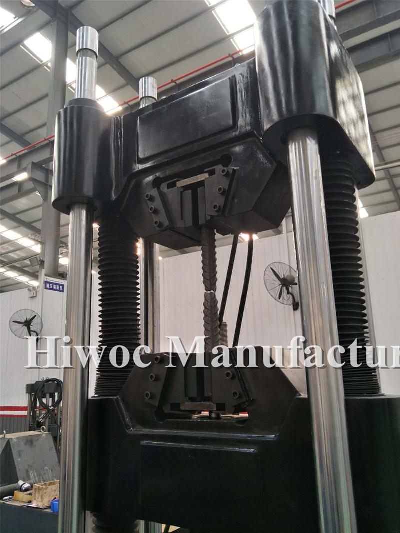 Servo Hydraulic Universal Testing Machine 2000kn Class 0.5 Upper Tension Lower Compression for Rebar Φ 10 ~ Φ 70mm