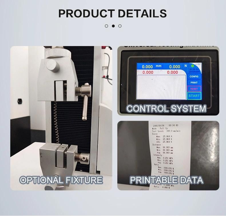 Hj-35 1kn Plastic Universal Tensile Testing Machine for Lab ISO ASTM Universal Tester Price