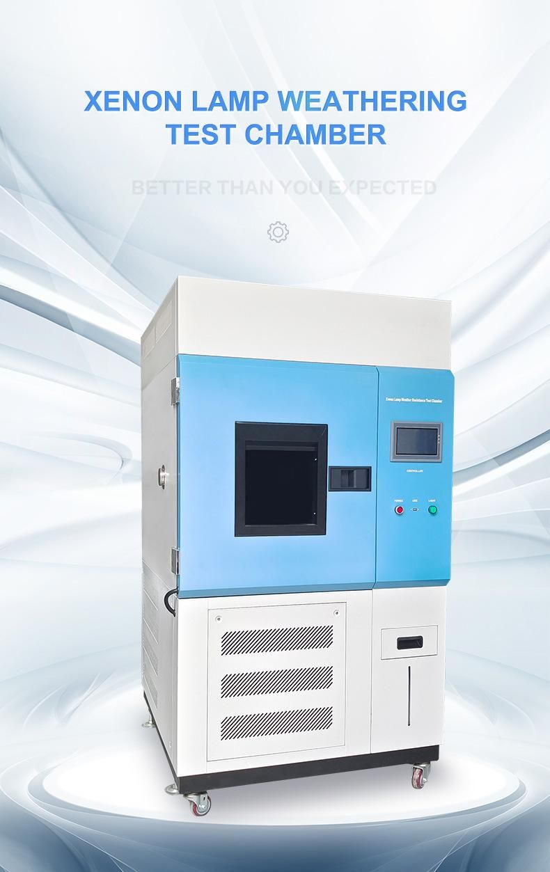 Rubber and Plastic Programmable Xenon Weathering Resistance Aging Testing Machine