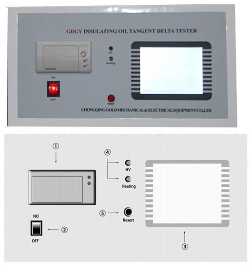 Insulating Oil Tangent Delta Test Equipment Dielectric Loss Resistivity Tester