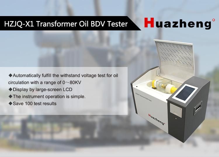 Fully Automatic 80kv Bdv Test Dielectric Transformer Oil Measuring Instrument