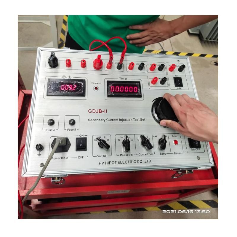 GDJB-II Single phase Relay Protection Tester(Secondary Current/Voltage Injection Tester)