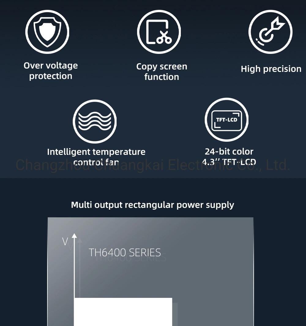 Th6402A Triple Programmable Linear DC Power Source 10mv Resolution