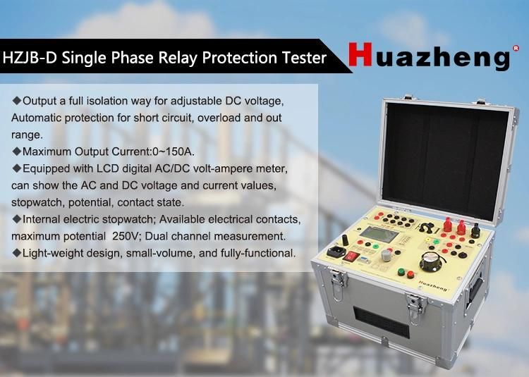 China Comprehensive Secondary Current Injection Single Phase Protection Relay Tester