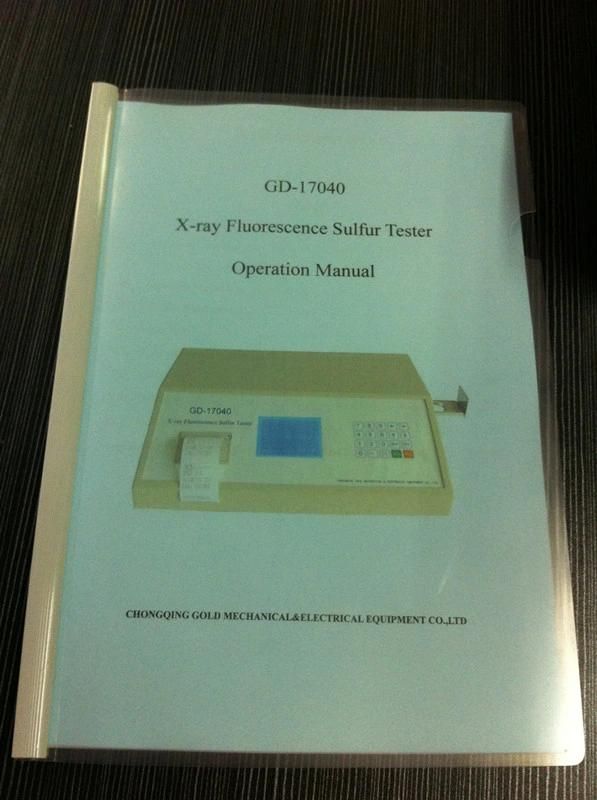 ASTM D4294 Gd-17040 X-ray Fluorescence Sulfur Content Tester / Oil Automatic Sulfur Analyzer