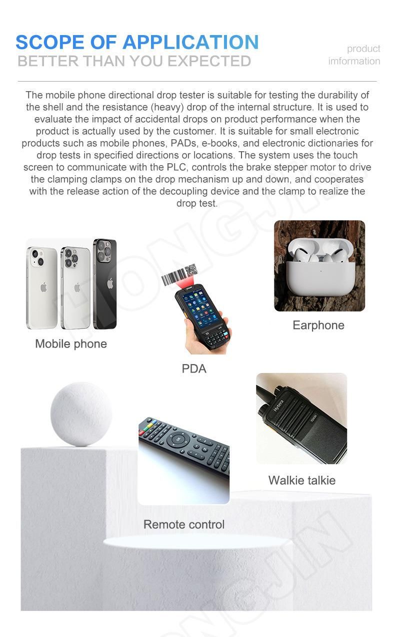 Cellphone Mobile Phone Directional Drop Impact Test Machine