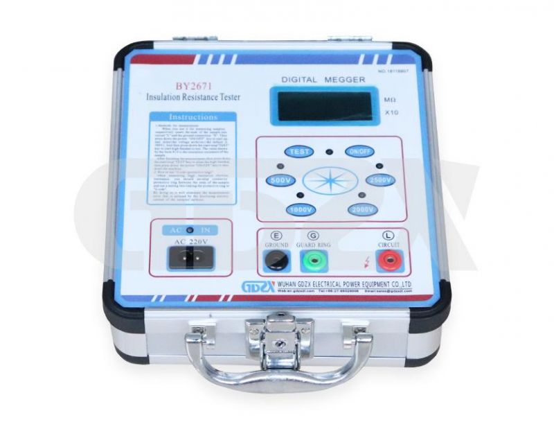 2500V High Voltage Digital Display Insulation Resistance Tester