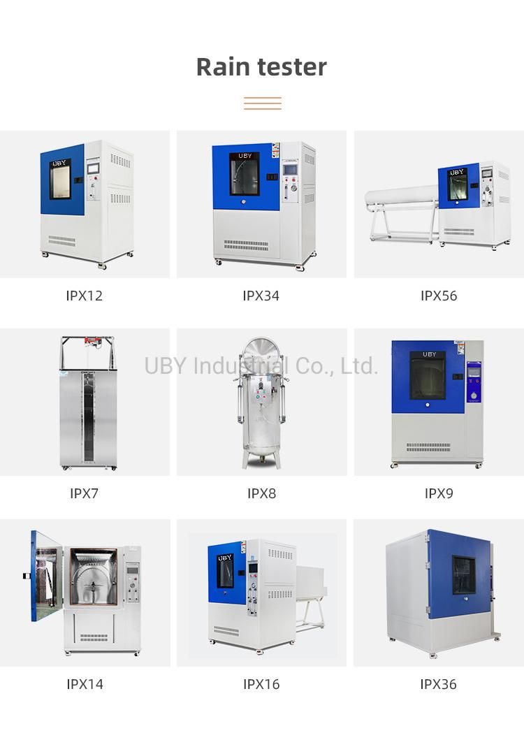 Laboratory Simulate Climatic Ipx1-Ipx9 Waterproof Tester Programmable Electronic IP Rain Spray Test Chamber