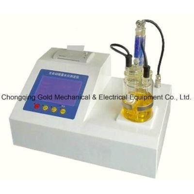 Gd-2100 ASTM D1744 and ASTM D6307 Coulometric Method Karl Fischer Titrator for Petroleum Products