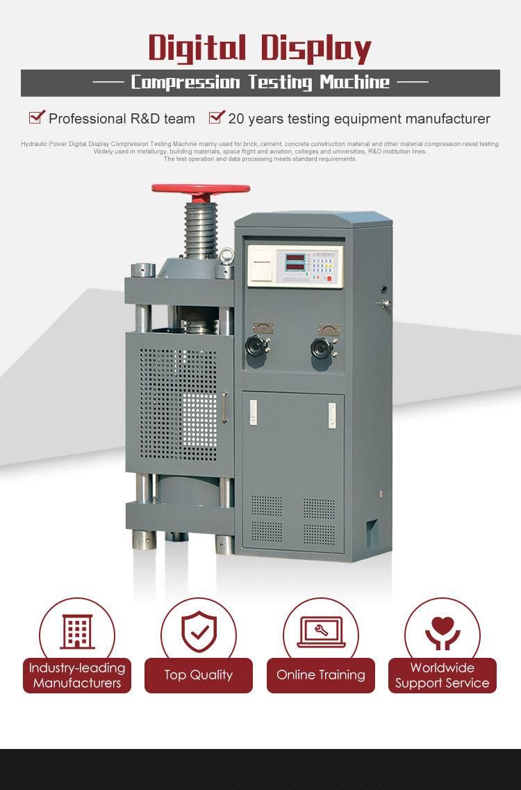 Hydraulic Concrete Compression Testing Machine Price (YES-2000)