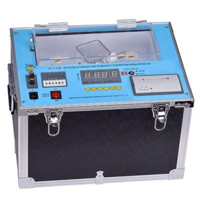 Htjy-80b 80kv Automatic Dielectric Strength Tester for Insulating Oil Breakdown Voltage Bdv