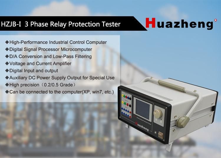 Secondary Injection Test Device 3 Phase Microcomputer Protection Relay Tester