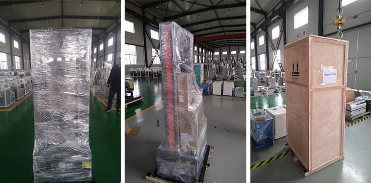 100kgs 500kgs Wdw Single Column Computer Control Fabric Rubber Plastic Metal Material Tensile Strength Testing Machine with Auto English Software