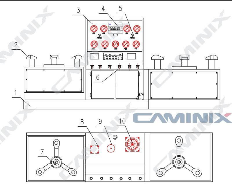 Safety Valve Test Bench with Stainless Steel Control Panel