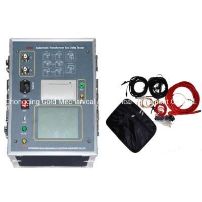 LCD Touch Screen Power Transformer Tan Delta and Capacitance Measuring Insulation Power Factor Tester