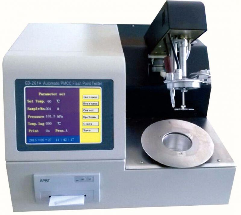 ASTM D93 Pmcc Closed Cup Flash Point Tester