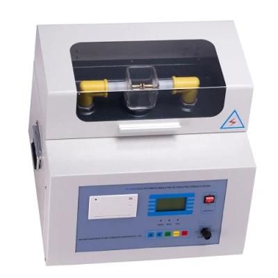 Htjy-80A Newly Portable Fully Automatic Transformer Oil Dielectric Strength Breakdown Voltage Bdv Tester