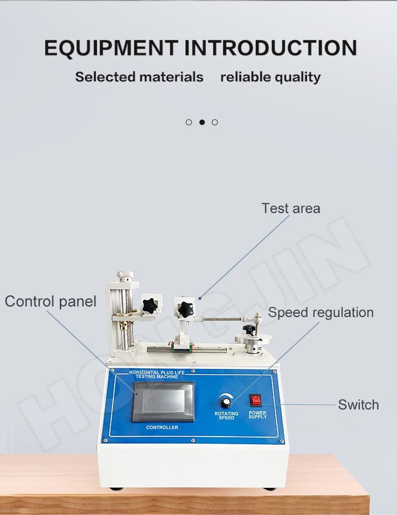 Hj-6 Microcomputer Headphone Plug Torsion Life Testing Machine