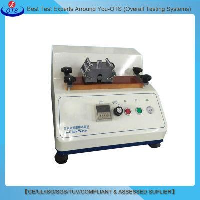 Aatcc Electronic Ink Rubbing Fastness Friction Tester