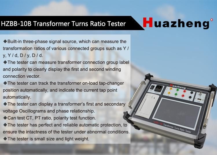 Low Cost Price 0.8-20000 Automatic Digital TTR Meter Portable Three Phase Transformer Turns Ratio Tester