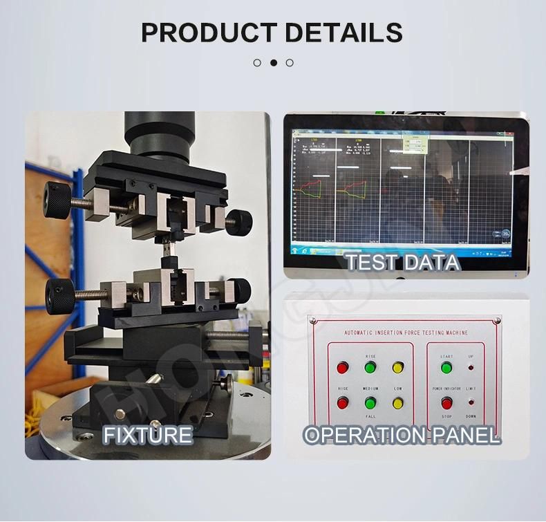 Hj-1 1220s Fully Automatic Linker Force Tester, Connector Plug Test Equipment, Insertion Testing Equipment