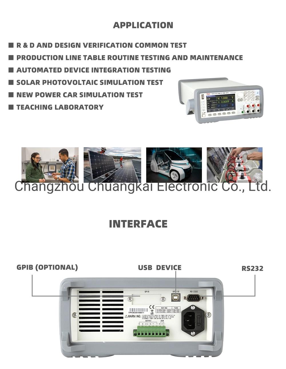 Th6301 Wide Range Programmable Linear DC Power Supply with 20V/30A/200W