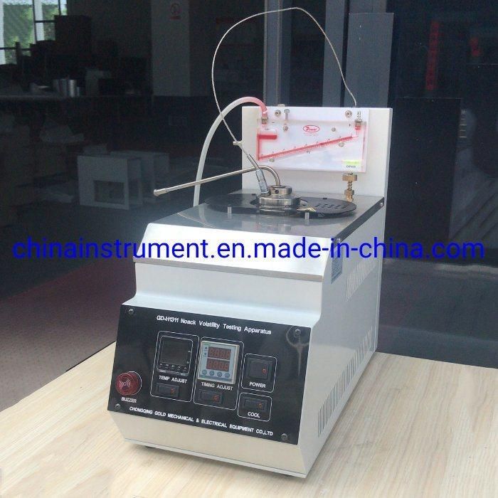 Automatic Non-Woods Metal Noack Evaporative Apparatus for Lubricating Oils and Engine Oils