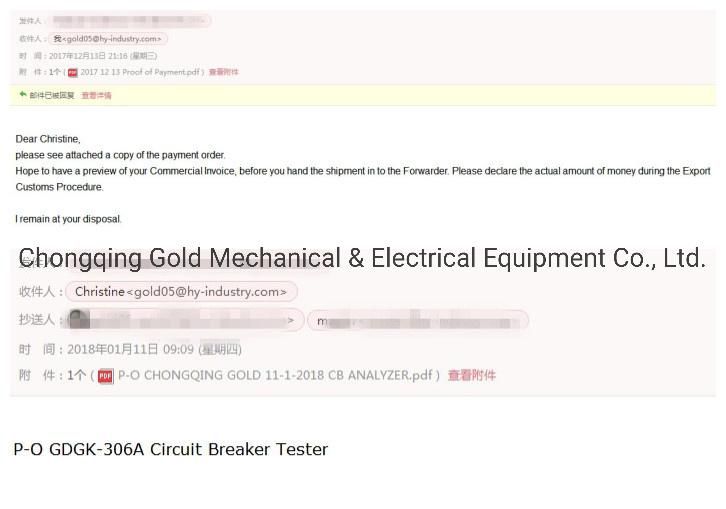 Gdgs Automatic Transformer Insulation Power Factor Tester Tan Delta Test Set