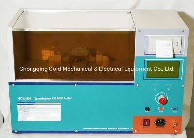 Gdyj-502 Automatic Insulating Oil Tester for Dielectric Strength Test Set
