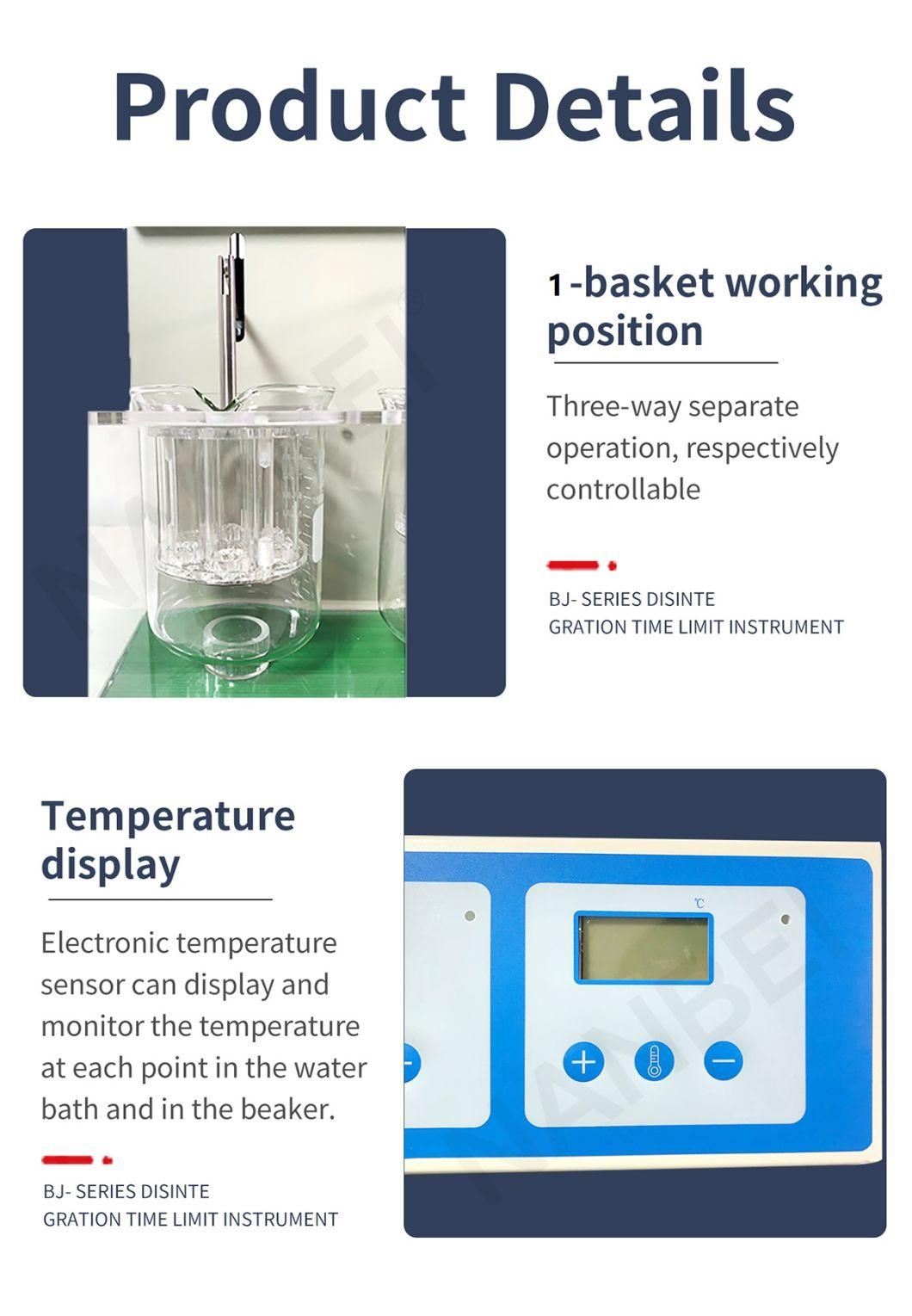 Disintegration Tester with 1 Vessel for Tablet Testing