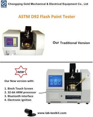Big Touch Screen New Type Fully-Automatic Open Cup Flash Point Tester