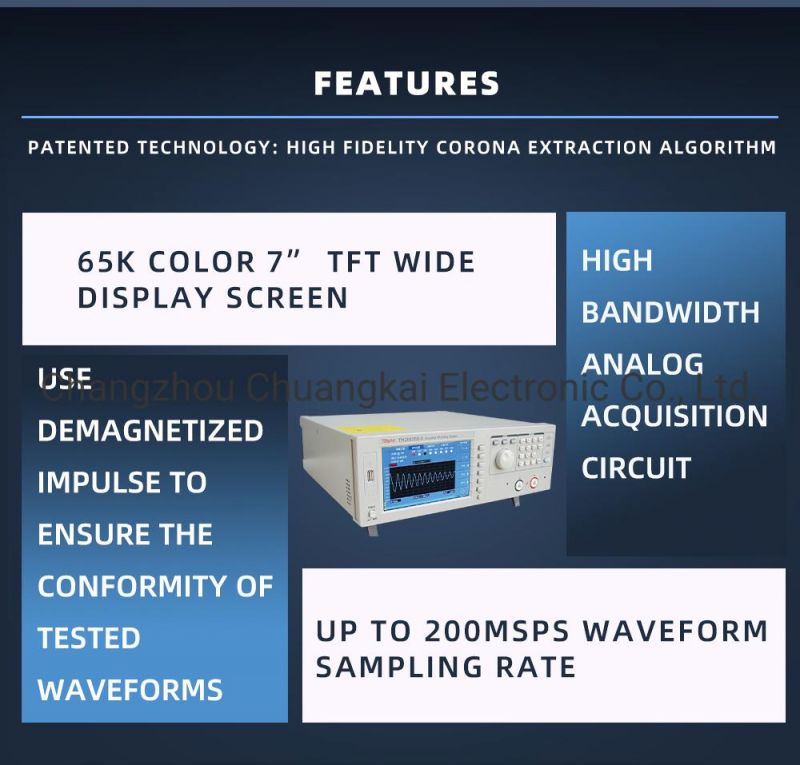 Th2883s4-5 4 Channels 100V-5000V Impulse Winding Test Machine