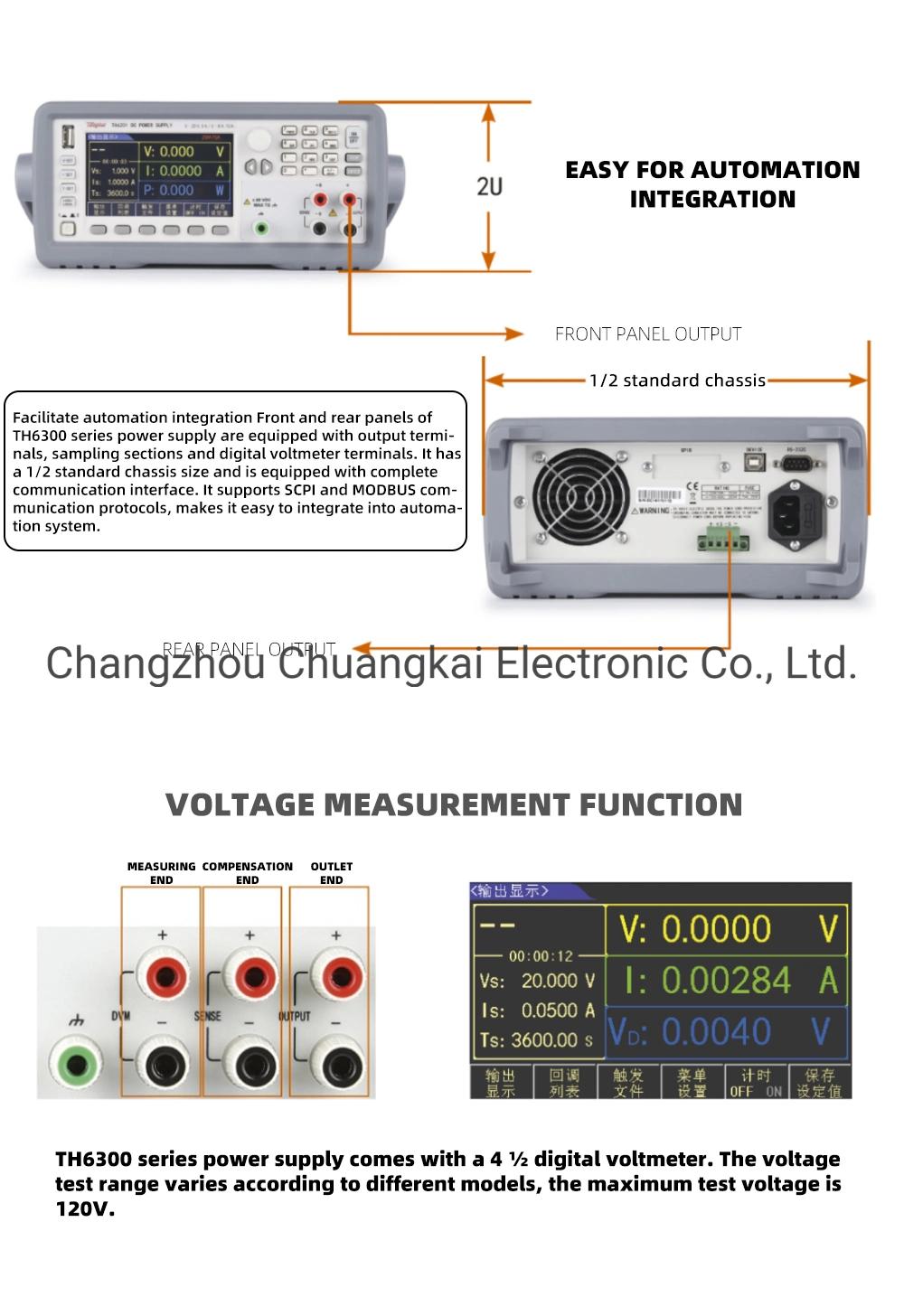 Th6303 Wide Range High Power Programmable Linear DC Power Supply