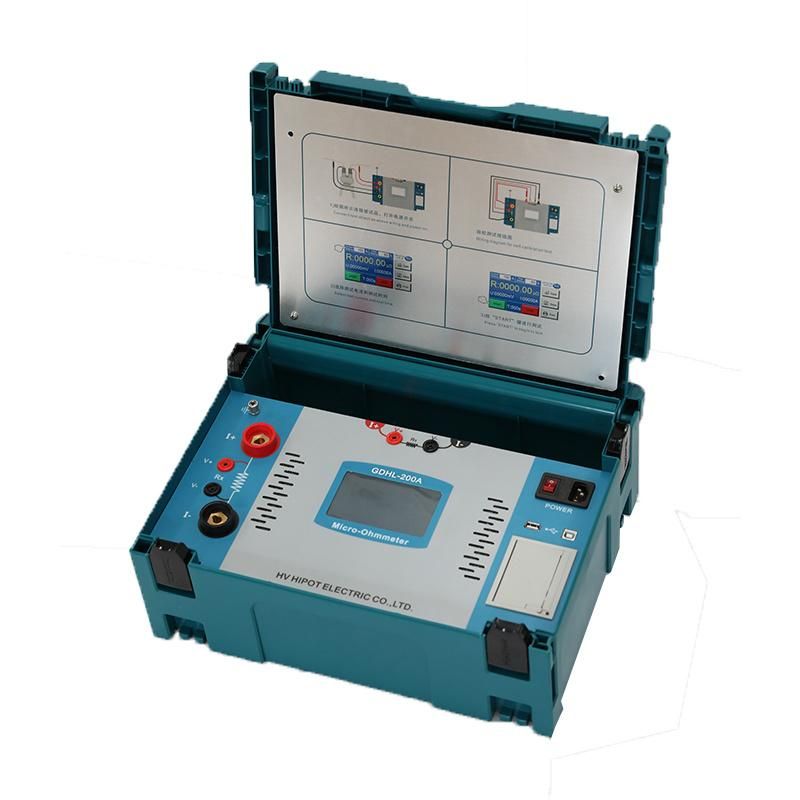 GDHL-200A New Design Portable Touch Screen Contact Resistance Tester