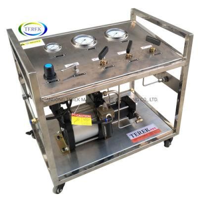 Terek Brand High Quality Single Action Oxygen Gas Booster System for Filling Cylinder